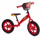 Bicicleta fara pedale, Huffy, Disney Cars, Lightning McQueen, 12 inch, Rosu