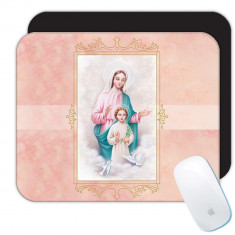 Fecioara Maria cu Iisus : Cadou Mouse pad : Dove Catholic Religioasa Sfanta Maica Domnului foto