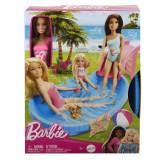 BARBIE SET PAPUSA BARBIE BLONDA SI PISCINA SuperHeroes ToysZone, Mattel