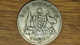 Cumpara ieftin AG10 Australia - moneda de colectie argint 925 - 1 shilling 1916 M - George VI - varianta ag sterling - monetaria Melbourne - greu de gasit !