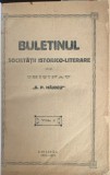 Buletinul societatii istorico-literare din Chisinau- B. P. Hasdeu - I.S. Fratiman/L. Boga vol 1