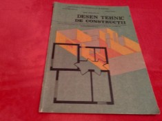 MANUAL DESEN TEHNIC DE CONSTRUCTII CLASA X-XI D.PRUNDEANU/R.MARGINEANU 1992 foto