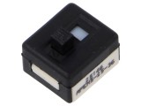 Comutator glisant APEM 25146NAH 2 poziții DPDT 1A 30V ON-ON PCB