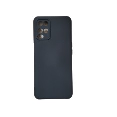 Husa silicon antisoc cu microfibra in interior Oppo A54 4G Negru