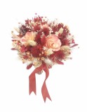 Buchet de Flori Eventissimi - Plante Uscate, Multicolor, Rosu Galben, Eventissimi&reg;