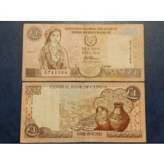 Cipru 1997 - 1 pound, circulata
