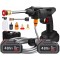 Aparat de spalat cu presiune, Set cu 1 baterie, 24V 6000mAh, ABS si metal, 10 metri raza, 5 metri lungime furtun, 200W