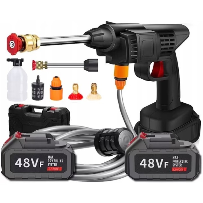 Aparat de spalat cu presiune electric,APF, 3 duze, filtru inox, portabil, multicolor