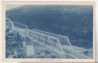 bnk cp Algeria - Tiaret Tagdempt - Podul - uzata foto