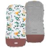 Salteluta reversibila pentru carucior sport,cu exterior din bumbac 100% si interior moale din material minky cu textura catifelata,umplutura din spu