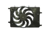 Ventilator radiator GMV SRL, OPEL ASTRA J, 2009-2017; CHEVROLET CRUZE, 2009- motor 1,6/1,6 Turbo; 1,8 benzina; cv automata; 400 mm; 4 pini, 400 mm; 4