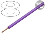 Cablu litat 0,25mm2 PVC violet 25m