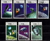 A12 S1 6 - Timbre foarte vechi - Ras Al Khaima - cosmos, Spatiu, Stampilat