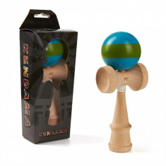 Kendama, albastru si verde, 180x70x60mm foto