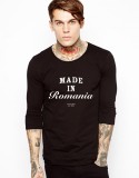 Cumpara ieftin Bluza neagra, barbati, Made in Romania - S