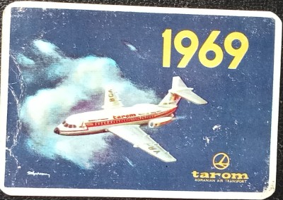 Calendar TAROM 1969 foto