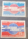 Antillen olandeza 1958 Radio, telecomunicati mnh, nestampilata