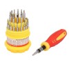 Surubelnita Precizie 31 in 1 elSales ELS-SMC, Capete Interschimbabile Torx Philips Plate, Portocalie, PC, Telefoane