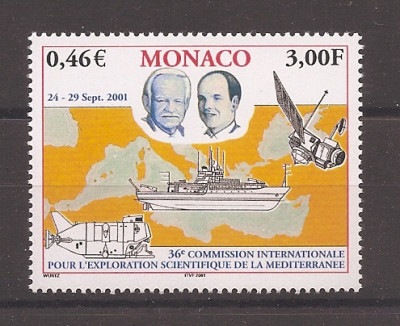 Monaco 2001 - Comisia Internaționala pentru Explorarea Mediteranei, MNH foto