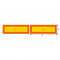 Set 2 Placute Reflectorizante Galben/Rosu Fluorescent 565X196 Mm Aluminiu Rf 70.01Shico 154764 con64819