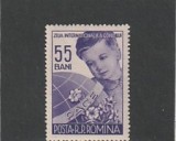 ROMANIA 1956 LP 406 ZIUA INTERNATIONALA A COPILULUI MNH