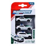 MAJORETTE SET 3 MASINUTE DE POLITIE DUBAI METALICE MERCEDES AMG 7.5CM