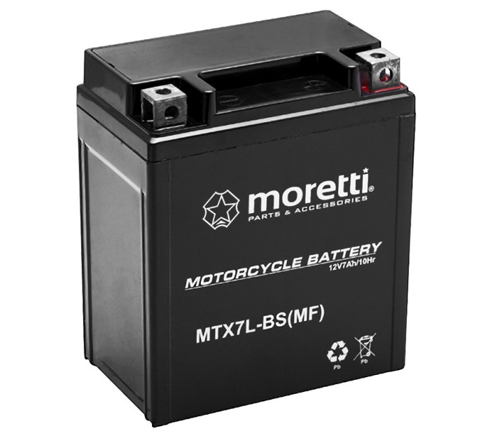 Acumulator Moretti AGM (Gel) MTX7L-BS, 12v, 6ah Cod Produs: MX_NEW AKUYTX7L-BSXMOR000
