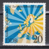 Germania RDG 1975 - Conferința europeană privind siguranța și cooperarea, MNH, Nestampilat
