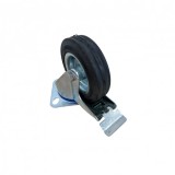 EMT. Roata pentru aparat de muls - cu sistem de franare, diametru 125 mm EMT3545-2