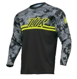 Bluza Enduro Motocross Sector Digi Camo Black