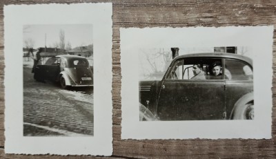 Automobil de epoca cu numar de Bucuresti// lot 2 fotografii foto