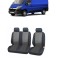 Set Huse scaune din piele CITROEN Jumper 3 locuri 2+1 (2006-2014)