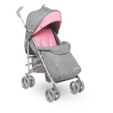 Carucior sport compact Lionelo Irma roz, spatar 4 pozitii, 6-36 luni, pana la 15 kg