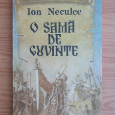 ion Neculce - O samă de cuvinte