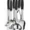 Set ustensile 7 piese Bohmann, suport inclus