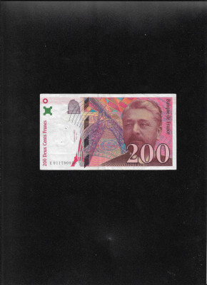 Franta 200 francs franci 1996 seria011790956 foto
