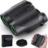 Binoclu Compact 12x32 HD, Prisma BAK4, Lentile FMC Multi-Strat, Observare Pasari, Vanatoare, Drumetii, Croaziere, Camp Vizual 273ft, Portabil, Usor, C