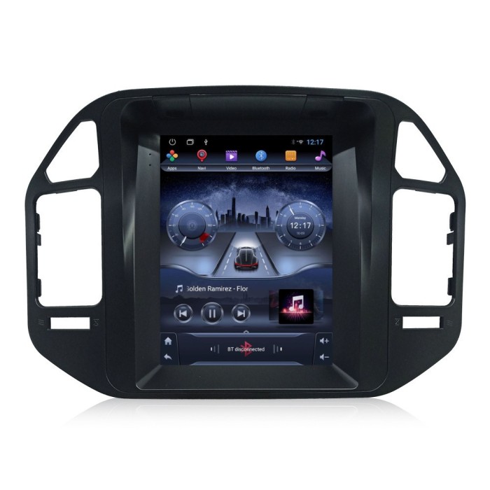 Navigatie dedicata cu Android tip tesla Mitsubishi Pajero III 2001 - 2006, 2GB