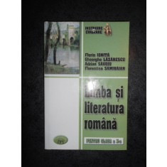 FLORIN IONITA - LIMBA SI LITERATURA ROMANA PENTRU CLASA A X-A (2003)