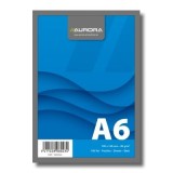 Blocnotes capsat, A6, 100 file - 60gsm, microperforatii, AURORA Office - velin