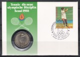 Paraguay 1987 - Tenisul ca sport olimpic la Jocurile Olimpice de vară din 1988, Seul, NUMIS FDC