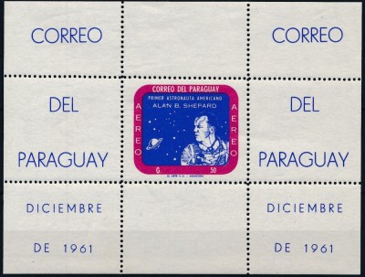 PARAGUAY, SPACE - COLIȚĂ MNH foto