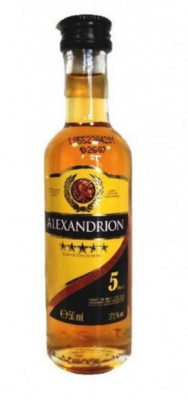 Cognac Alexandrion 5* 37.5% 0.05L foto