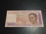 Bancnota 5000 FRANCS FRANCI MADAGASCAR