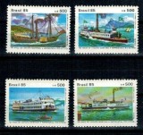 Brazilia 1985 - Vapoare, serie neuzata
