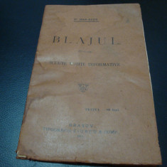 Ioan Ratiu - Blajul - scurte notite informative - 1911