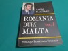 ROM&Acirc;NIA DUPĂ MALTA * VOL. I / ADRIAN NĂSTASE / AUTOGRAF /2006 * 00