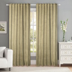 Draperie tip tesatura in cu rejansa transparenta cu ate pentru galerie, Madison, 150x245 cm, densitate 700 g/ml, Telma, 1 buc