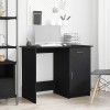 VidaXL Birou Stejar negru 100 x 50 x 76 cm Lemn compozit 862464