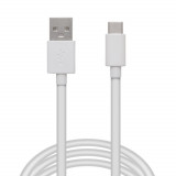 Cablu de date &ndash; USB Tip-C &ndash; alb &ndash; 2m